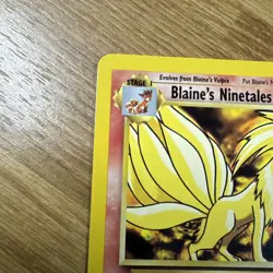 Pokemon Card - Blaine's Ninetales Gym Challenge 21/132 Rare Non Holo - Image 3