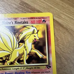 Pokemon Card - Blaine's Ninetales Gym Challenge 21/132 Rare Non Holo - Image 4