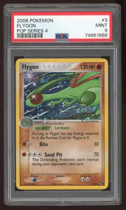 FLYGON 2006 POKEMON POP SERIES 4 #3 HOLO CARD PSA 9 MINT - Image 1
