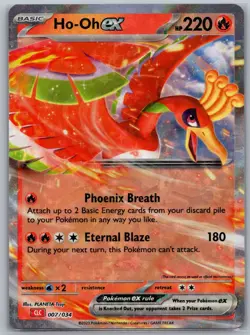 Ho-Oh EX 007/034 - Classic Collection - NM - Trading Card Game Classic - Image 1