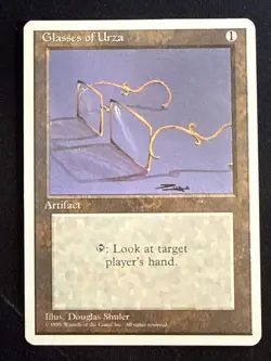 1x Glasses of Urza Core Set 4th Edition LP MTG Magic the Gathering x1 MKE - Image 1