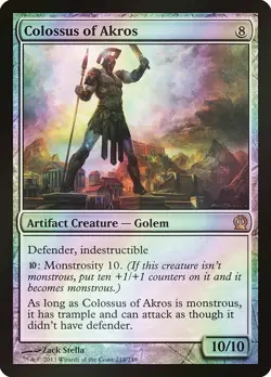 1x Colossus of Akros FOIL MTG Theros NM - Image 1
