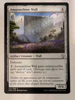 Amaranthine Wall - Dominaria - Magic the Gathering MTG Nice! - Image 1