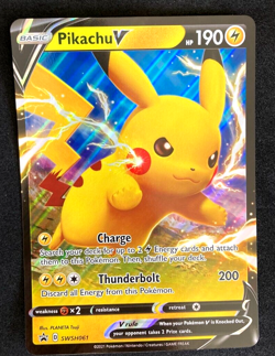 Pokemon Sword and Shield Oversized Promo #SWSH 061 Pikachu V - Image 1