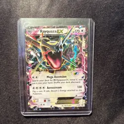 Rayquaza EX Shiny Holo Card XY69 Full Art Promo - Image 1