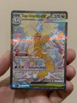 Pokemon Indonesia Mega Dragonite ex MA3 246 SAR SIR Mega Dream Ascended Heroes - Image 1
