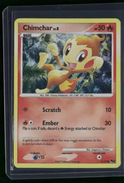 Chimchar 14/17 Common POP Series 6 Pokemon Lightly Played - Image 1