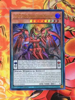 Yugioh D/D/D Zero Doom Queen Machinex Ultra Rare DOOD - Image 1