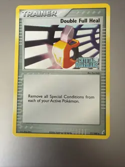 DOUBLE FULL HEAL Crystal Guardians Stamp POKEMON Holo 2006 Trading Card 77/100 - Image 1
