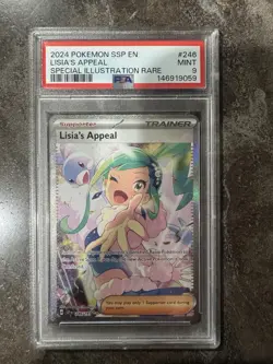 Lisia's Appeal Sir Special Illustration 246/191 Rare Surging Sparks Psa 9 - Image 1