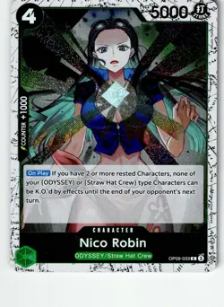 Nico Robin (Pirate Foil) OP09-033 Premium Booster -The Best- Vol. 2 One Piece LP - Image 1