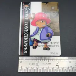 Chopper One Piece Gummy Card Promo No.36 Bandai Rare Anime Japanese S382-14 - Image 3