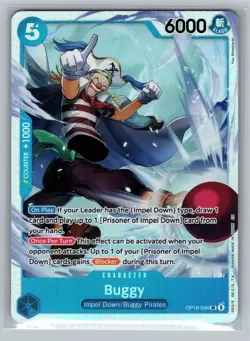 One Piece OP16-048 Buggy SR The Time of Battle English Foil NM - Image 1