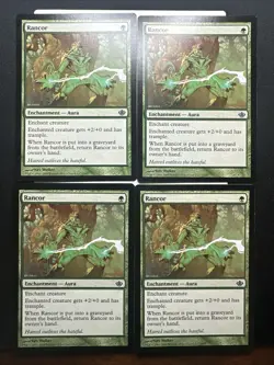 Lot Of 4 Rancor Duel Decks: Garruk vs. Liliana Regular Magic: The Gathering Card - Image 1