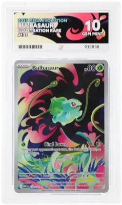 Pokemon TCG Bulbasaur 133/132 Secret Rare Mega Evolution ACE 10 - Image 1
