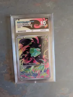 Pokemon TCG Mega Evolution Bulbasaur Card 133/132 Ace 10 - Image 1