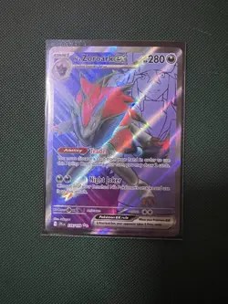 Pokemon TCG N's Zoroark EX Full Art Holo Card 175/159 SV09 Journey Together - Image 1