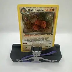 Pokemon Dark Dugtrio Holo Rare Card 6/82 Unlimited Edition English Team Rocket - Image 1