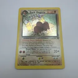 Pokemon Dark Dugtrio Holo Rare Card 6/82 Unlimited Edition English Team Rocket - Image 2