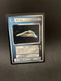 Star Trek CCG 1E VOY Voyager Rare Card Delta Flyer 190R Vintage 2001 Decipher - Image 1