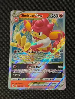 Simisear VSTAR 023/159 Ultra Rare Crown Zenith Pokemon TCG Card - NM/M! - Image 1