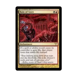 WOTC MtG Dissension Rain of Gore (R) NM - Image 1
