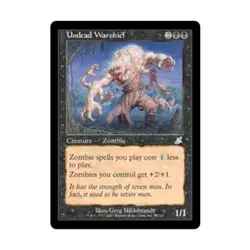 WOTC MtG Scourge Undead Warchief (U) NM - Image 1