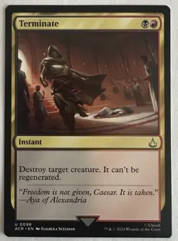 Terminate | MTG | ACR | 98 | Assassin's Creed | NM | Non-Foil - Image 2
