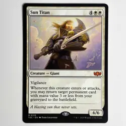 SUN TITAN MTG TDC - CARTE MAGIC THE GATHERING EN NEUF - Image 1