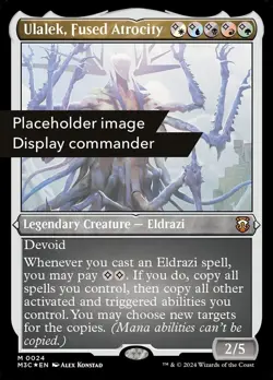 1x - Ulalek, Fused Atrocity -THICK STOCK -Display Commander -Modern Horizons MTG - Image 1