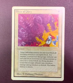 MTG Blaze of Glory Unlimited English Rare "Vintage" - Image 1