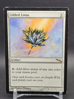 Gilded Lotus #175 (LP) Mirrodin Rare Artifact Magic MTG - Image 1