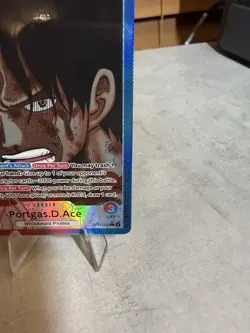 One Piece TCG Portgas D Ace OP13-002 Alt Art Leader English NM - Image 4