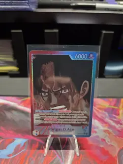 One Piece TCG - Portgas D. Ace Alt Art Leader - OP13-002 Carrying on His Will - Image 1