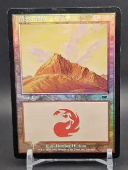Mountain - FOIL - 346 Onslaught - Magic the Gathering MTG Nice! LP - Image 1