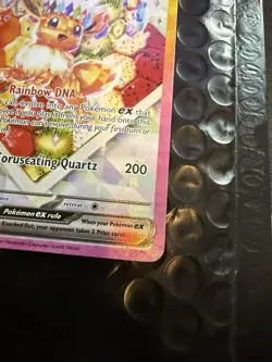 Pokemon TCG Eevee EX 174 Prismatic Evolutions Black Star Promo Card - Image 3
