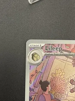 Pokemon TCG Lileep Card Stellar Crown Illustration, Card 145/142 - Image 4