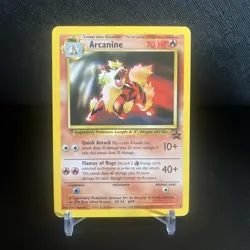 Pokemon Card - Arcanine Wotc Black Star Promo 6 Promo - Image 1