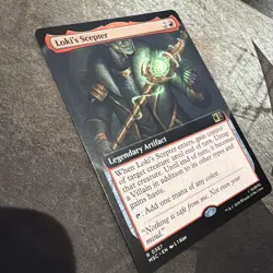 Loki's Scepter (Extended Art) 367 MTG MSC Commander: Marvel Super Heroes NM - Image 3