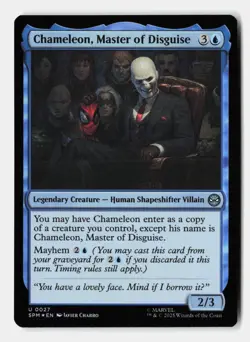 Chameleon, Master of Disguise 27 Marvel's Spider-Man MTG Foil NM - Image 1