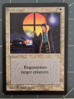 MTG ⭐ Beta Edition ⭐ Death Ward⭐ Vintage Legacy ⭐ NM - Image 1