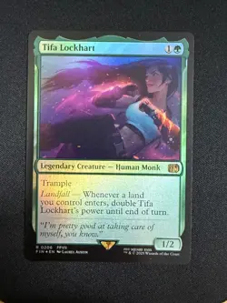 Tifa Lockhart (FOIL) - Final Fantasy (Magic the Gathering) NM - Image 1