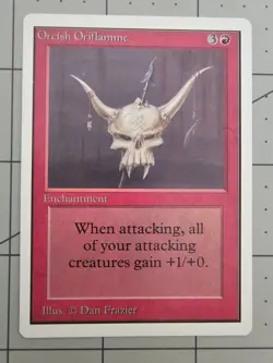 MTG ⭐ Unlimited ⭐ Orcish Oriflamme ⭐ Vintage Legacy ⭐ NM - Image 1