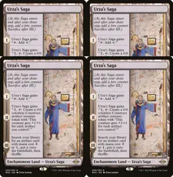 Magic MTG Modern Horizons 2 PLAYSET 4x Urza's Saga x4 NEAR MINT NM - Image 1
