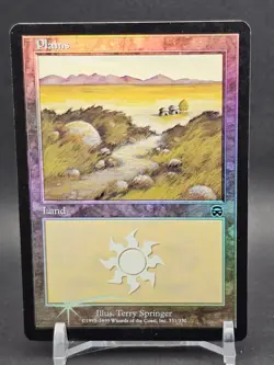 1x Plains (331) - Foil Light Play, English Mercadian Masques MTG Magic - Image 1