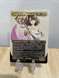 MTG Yuna, Grand Summoner Borderless Regular #0208 Commander: Final Fantasy NM/M - Image 1