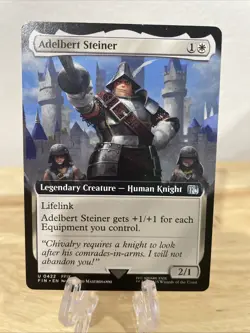 MTG Adelbert Steiner Extended Art Regular #0422 Final Fantasy Uncommon NM/M - Image 1