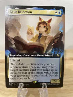 MTG Krile Baldesion Extended Art Regular #0176 Commander: Final Fantasy NM/M - Image 1
