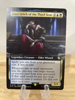 MTG Emet-Selch of the Third Seat Extended Art Regular #0170 FIC Rare NM/M - Image 1