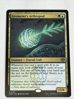 MTG - Geometer's Arthropod - Secrets of Strixhaven NM/M Condition - Image 1